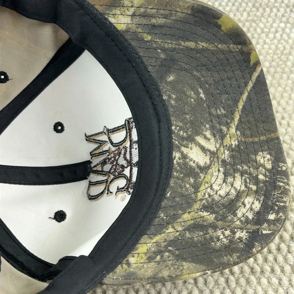 Mad Dog Gear Hat Cap Mossy Oak Camo‎ Strap Back Hunting Y2K Adjustable Adult